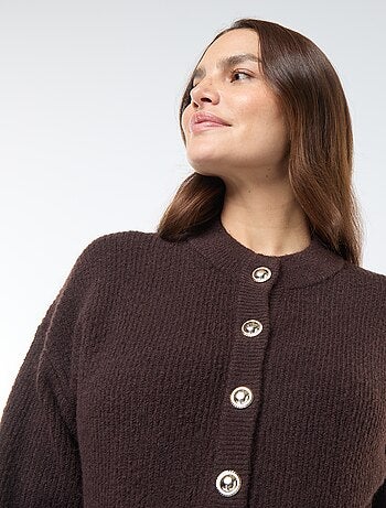 Pull d'allaitement à ouverture boutonnée