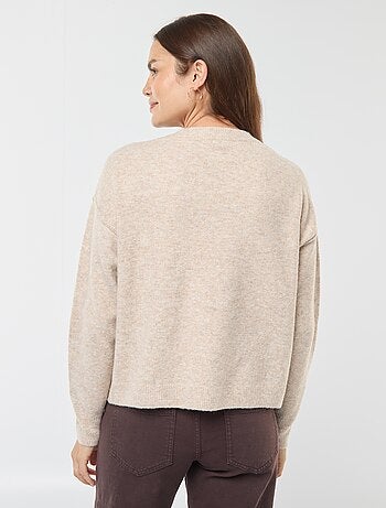 Pull d'allaitement en maille douce