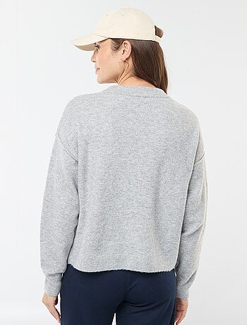 Pull d'allaitement en maille douce