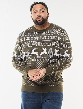 Pull de Noël à motif