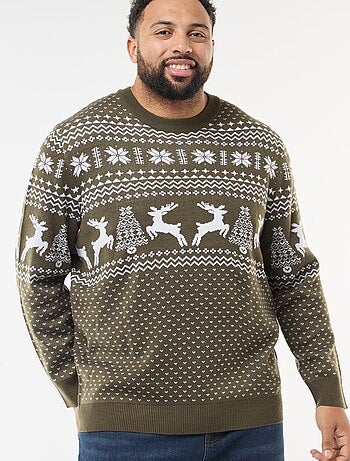 Pull de Noël à motif