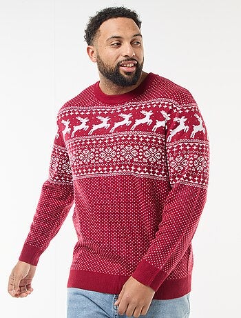 Pull de Noël à motif