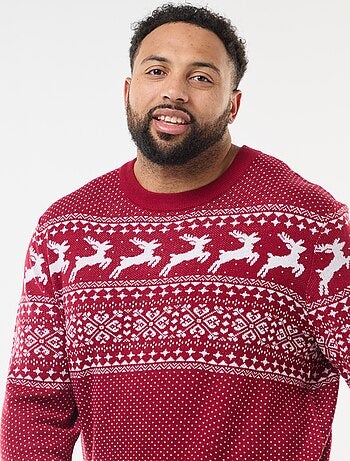 Pull de Noël à motif