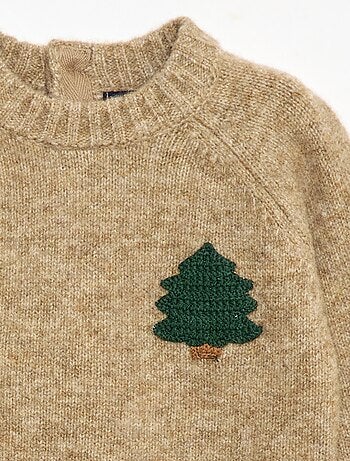 Pull de Noël doux animé fantaisie