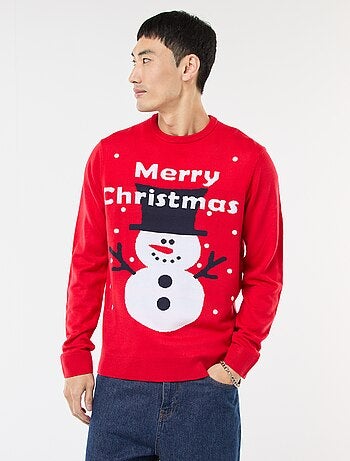 Pull de Noël imprimé