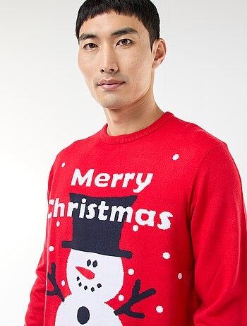 Pull de Noël imprimé