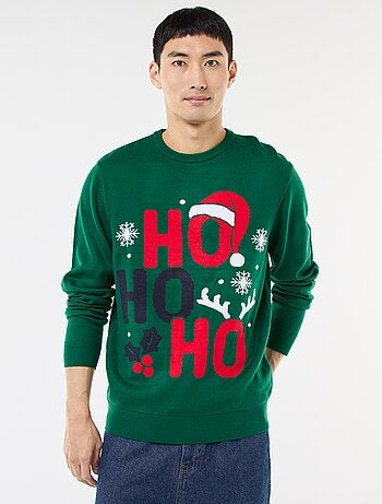 Pull de Noël imprimé