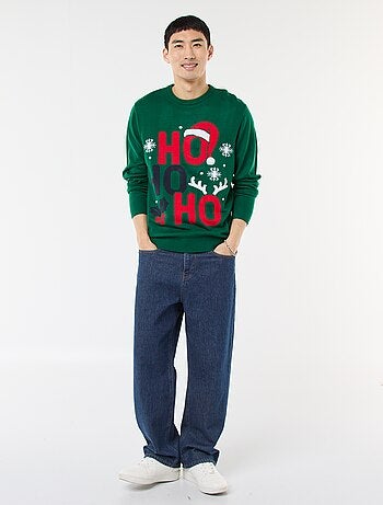 Pull de Noël imprimé