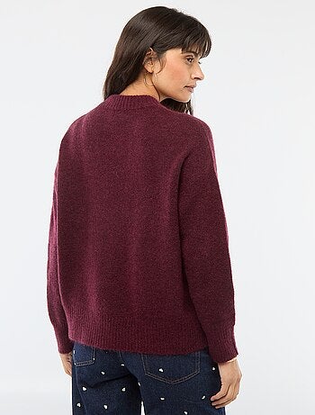 Pull doux en mohair et laine