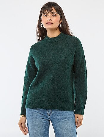 Pull doux en mohair et laine