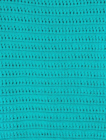 Pull en crochet manches courtes
