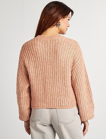 Pull en grosse maille