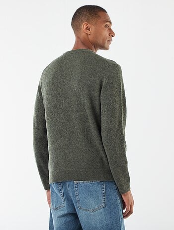 Pull en laine à col rond
