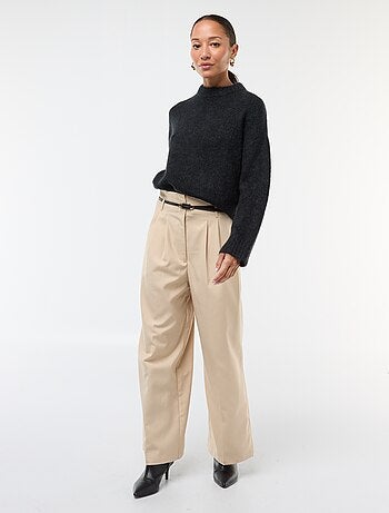 Pull en laine et mohair