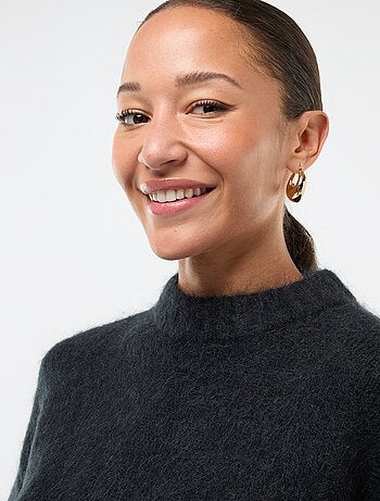 Pull en laine et mohair