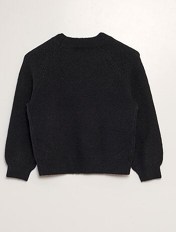 Pull en maille à col rond