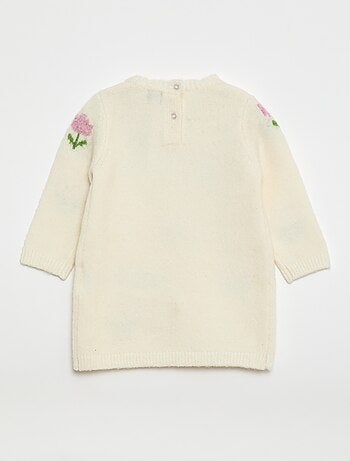 Pull en maille avec animation jacquard