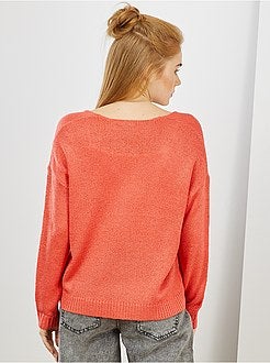 Pull en maille bouclette - Kiabi