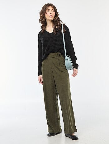 Pull en maille col V 'JDY'