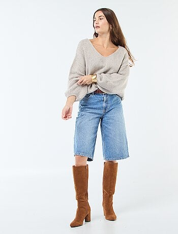 Pull en maille épaisse 'JDY'