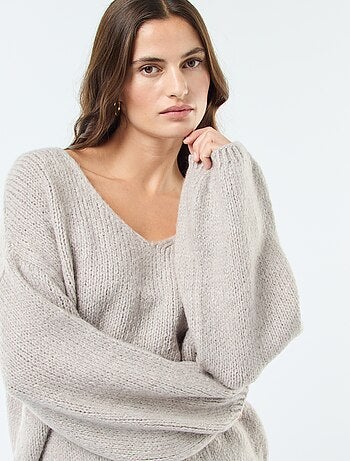 Pull en maille épaisse 'JDY'