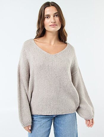 Pull en maille épaisse 'JDY'