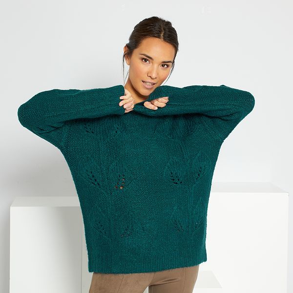 Pull vert femme kiabi Clearance