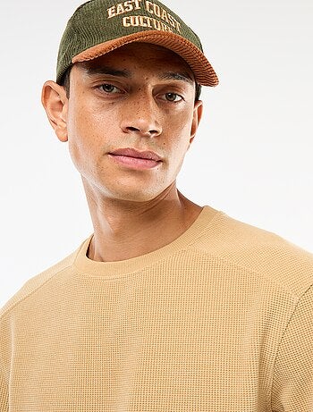 Pull en maille fantaisie coupe regular