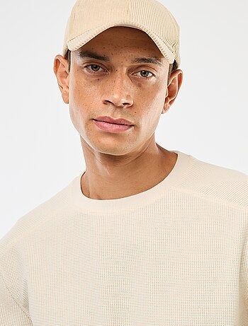 Pull en maille fantaisie coupe regular