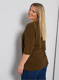 Pull en maille lâche - Kiabi