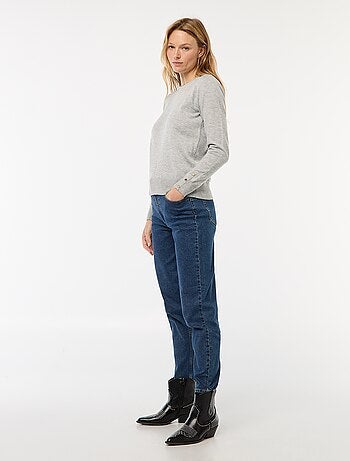 Pull en maille léger col rond