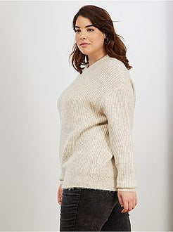 Pull en maille perlée - Kiabi