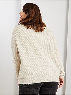 Pull en maille perlée - Kiabi