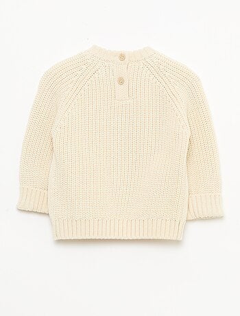 Pull en tricot uni