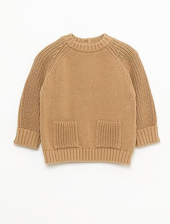 Pull en tricot uni