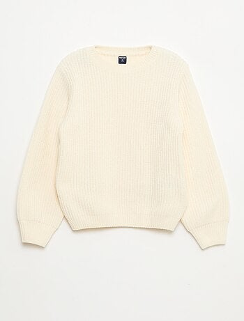 Pull épais en maille chenille