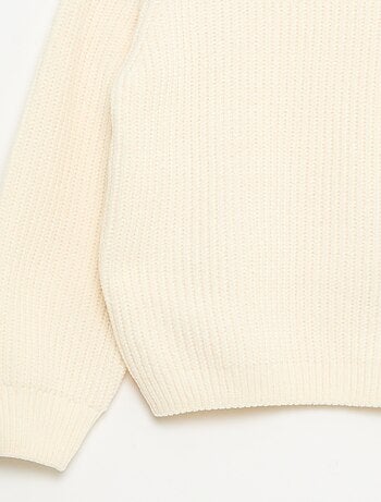 Pull épais en maille chenille