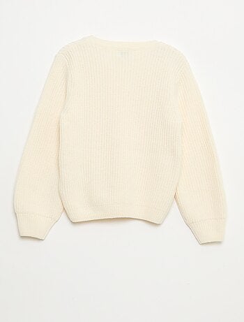 Pull épais en maille chenille