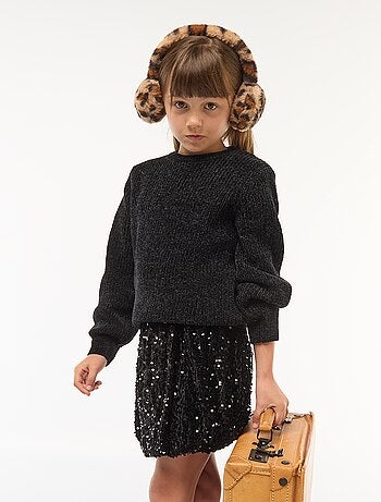 Pull épais en maille chenille