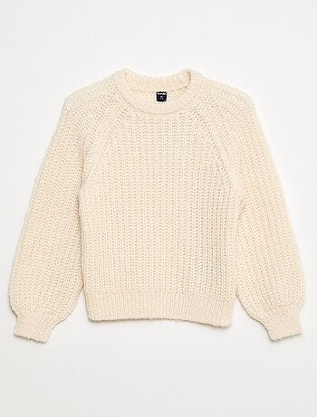 Pull épais en maille unie