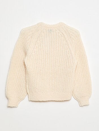 Pull épais en maille unie