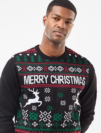 Pull imprimé de Noël