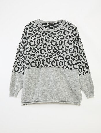 Pull imprimé léopard 'Only Carmakoma'