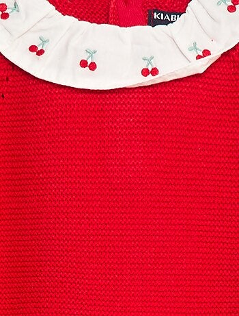 Pull point mousse avec col claudine