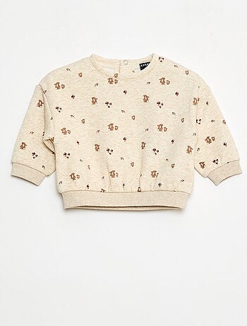 Pull polaire à motif