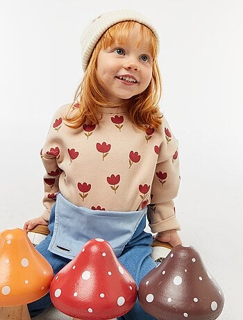 Pull polaire à motif