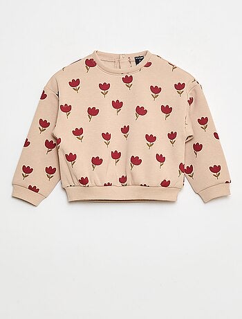 Pull polaire à motif