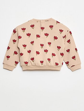 Pull polaire à motif