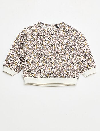 Pull polaire à motif