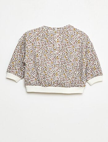 Pull polaire à motif